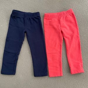Carter’s Fleece lined 2T pants. Worn once!
